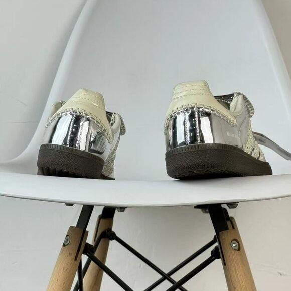 Wales Bonner x Samba 'Silver Metallic Gum' - Picture 3 of 8